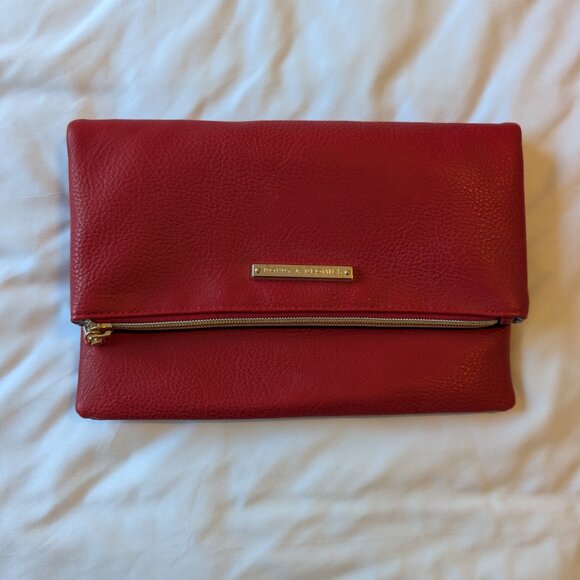 Poppy and Peonies Red Clutch - Picture 1 of 7